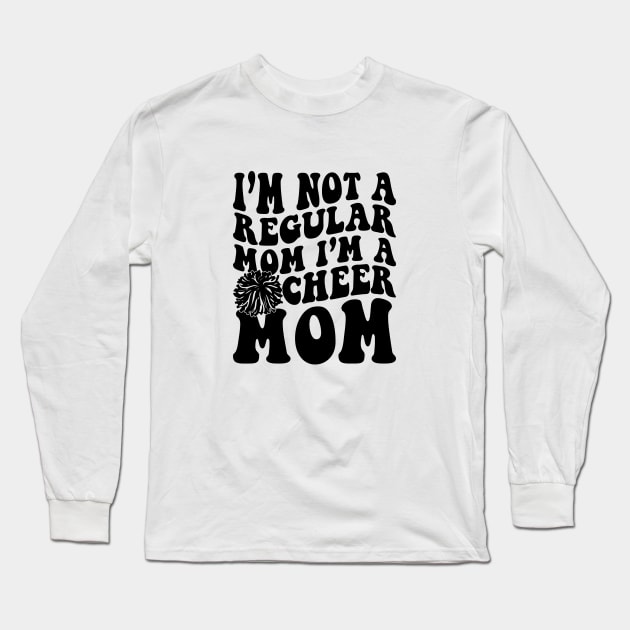 Cheerleading Cheerleader Squad Mom Girls Cheer Mama Practice Long Sleeve T-Shirt by Nisrine